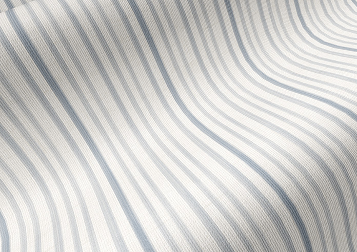 Classic Stripe, Blue Hues - Twist&Fit Roller Blind - Image 4